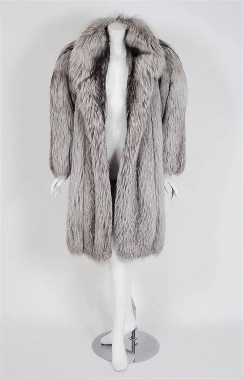 ysl fox fur coat|Yves Saint Laurent Fox Fur Coat .